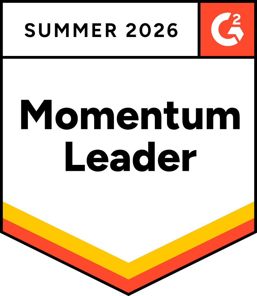 G2 Multichannel Retail Momentum Leader badge
